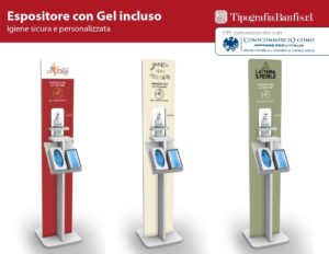 Espositori e distanziatori brandizzati – Igiene sicura e personalizzata per la tua attività