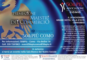 50 & Più Enasco premio Maestri del Commercio