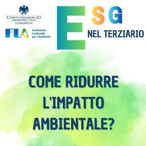 QUESTIONARIO OSSERVATORIO SOSTENIBILITA’ NEL TERZIARIO